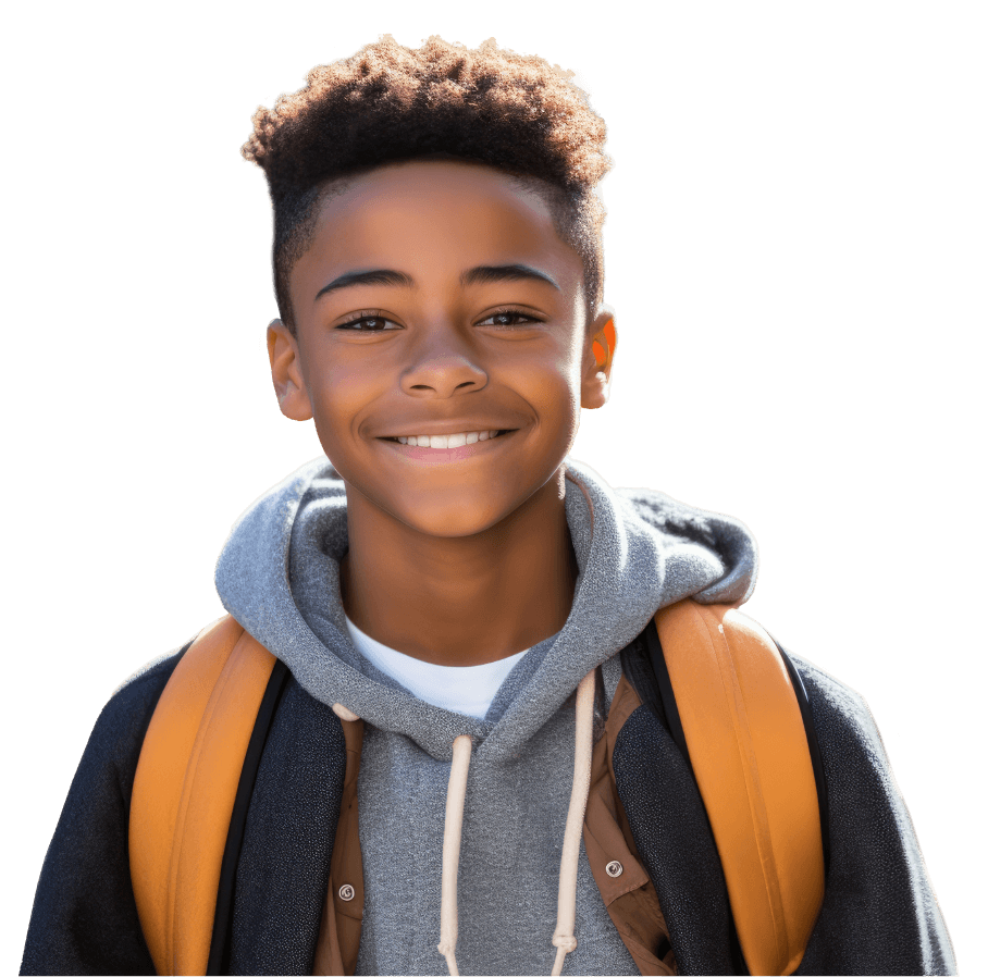 ADHD Teen Friends Smiling #1